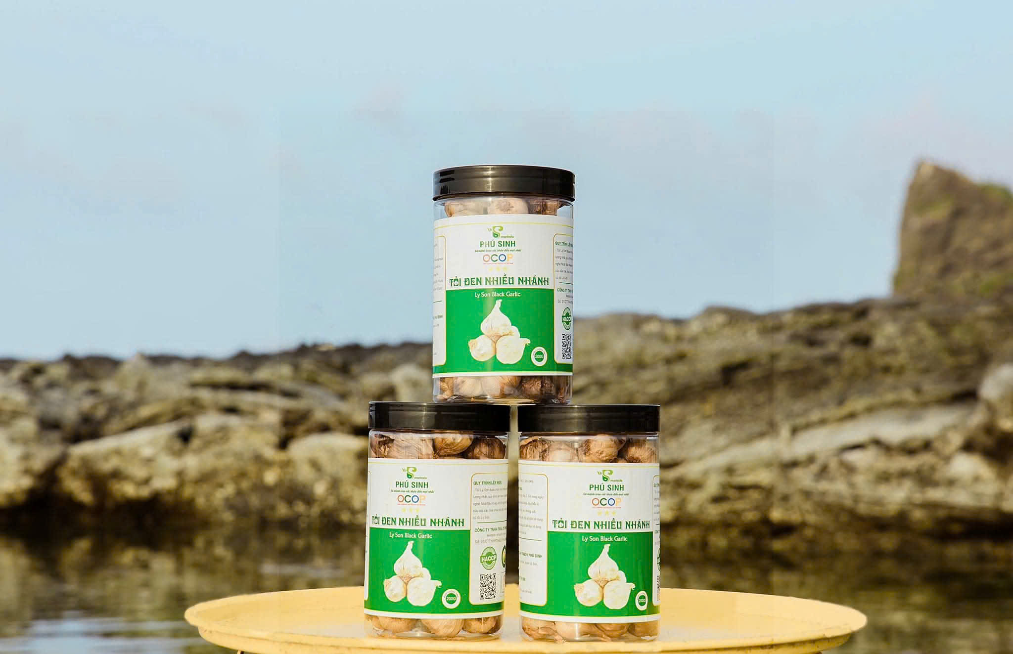 Phu Sinh Single-Clove Black Garlic